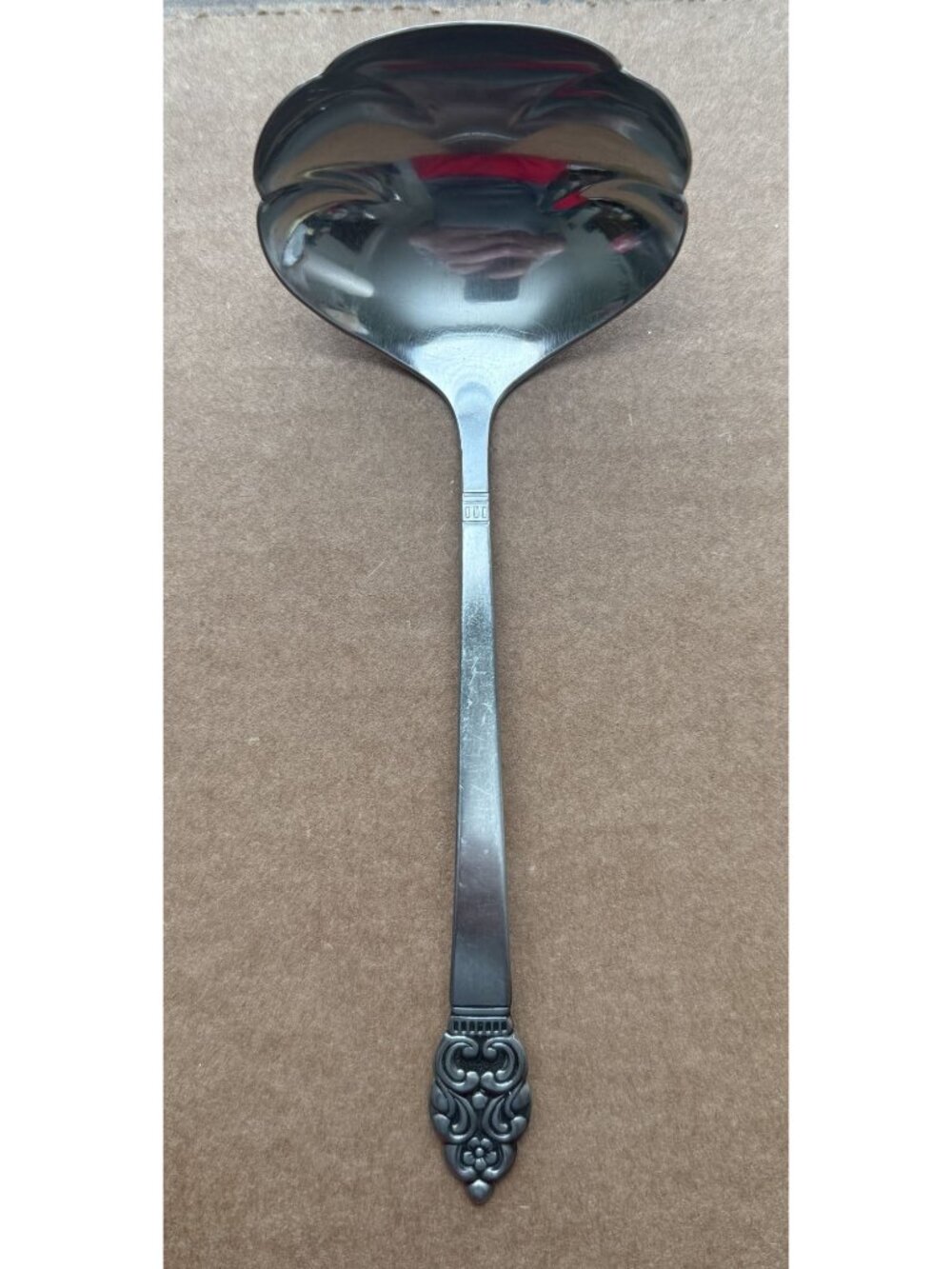 Oneida Community Vinland (Stainless) Pattern Solid Gravy Ladle 7-inch - Picture 6 of 6